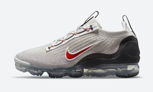 Cheap Nike Air Vapormax 2021 FK Women's Shoes Grey Red Black-14 - Click Image to Close